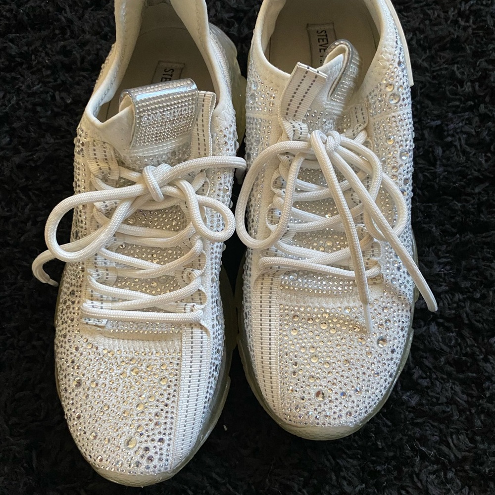 Steve Madden Sparkling White Sneakers